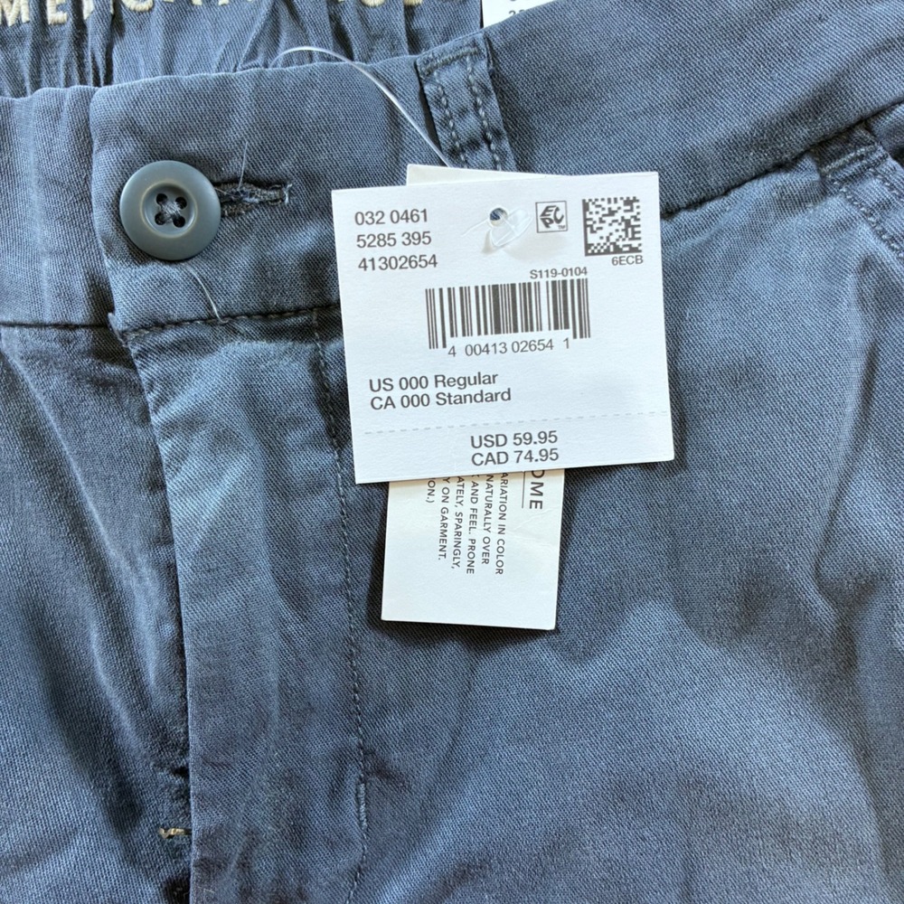 American Eagle Dreamy Drape Baggy Wide Leg Cargo Pants Blue Size 23 Regular NWT - Picture 5 of 8